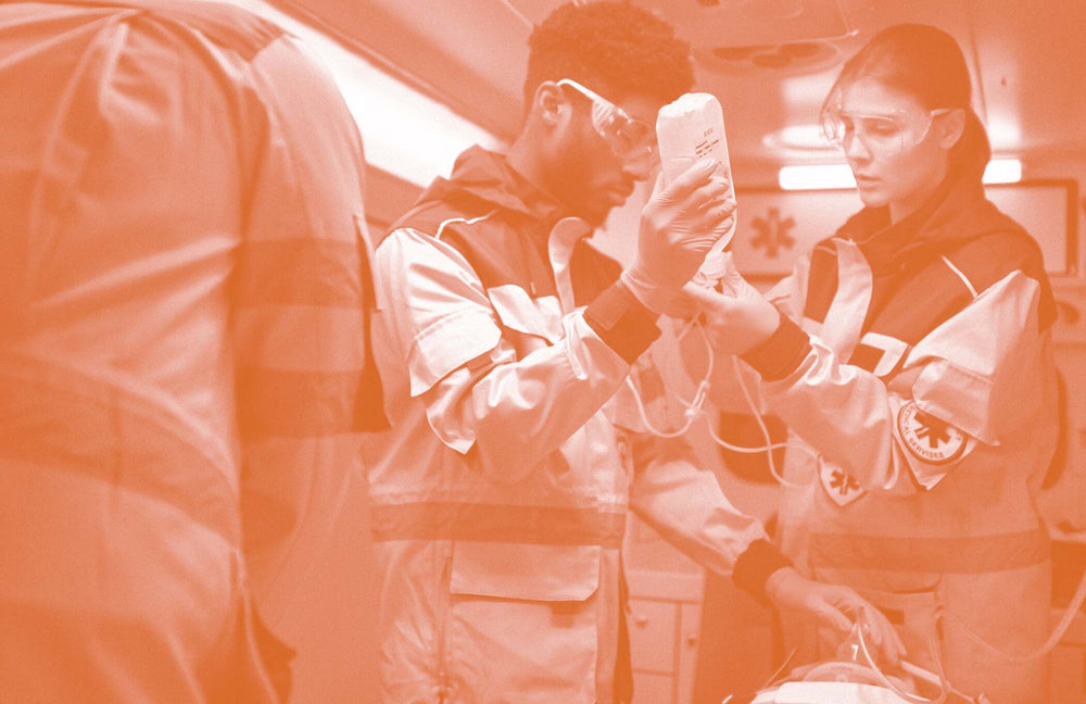 Scientists in protective suits conducting decision making research in laboratory setting